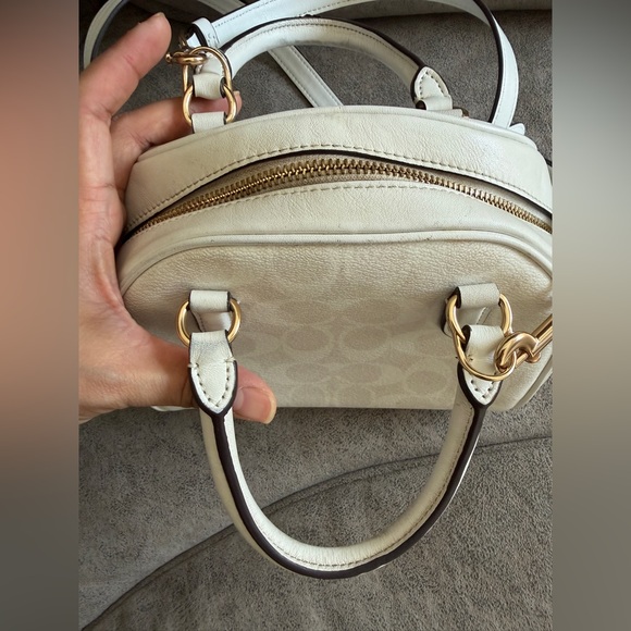 Coach Sydney Satchel in Signature Canvas - Picture 7 of 11